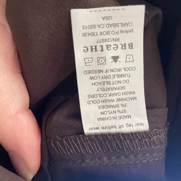 prAna Espresso Nylon Straight Leg Pants Size 4 - Picture 8 of 10